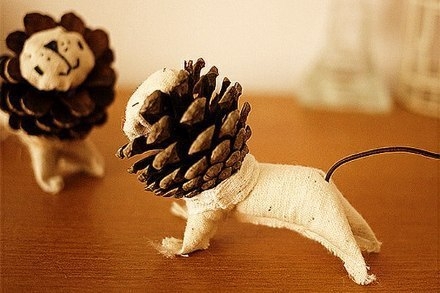 Поделки из шишек