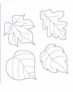 Гирлянда из бумажных листьев