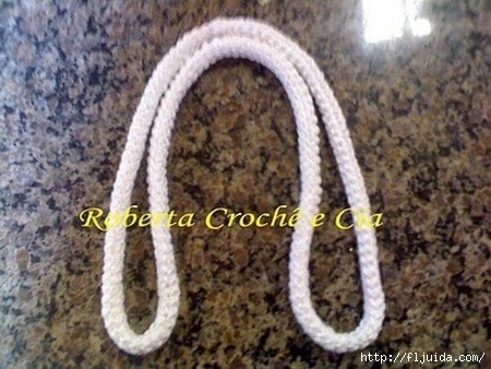 Мастер-класс по вязанию крючком ручки для сумки