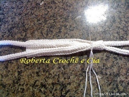 Мастер-класс по вязанию крючком ручки для сумки