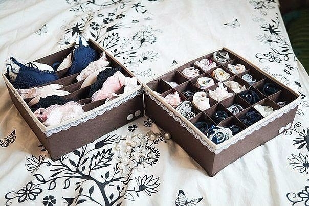 Хорошая идея для хранения белья