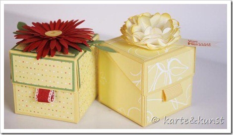 Самодельная коробочка и шкатулка