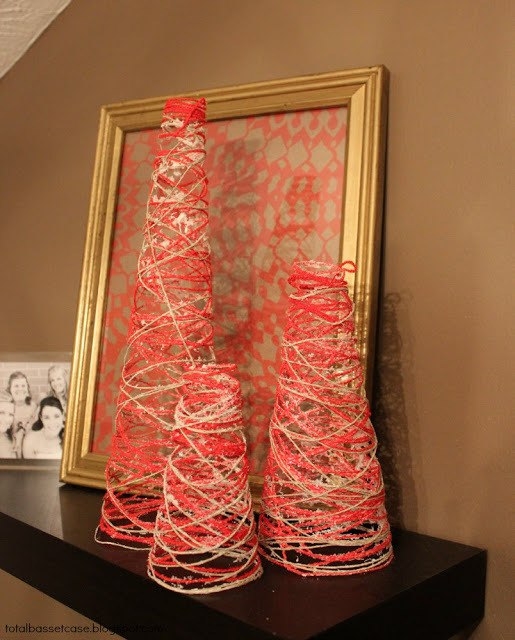 Елки из ниток