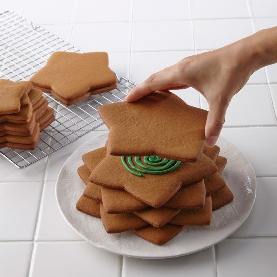 Новогодняя идея: ёлочка из имбирных пряников