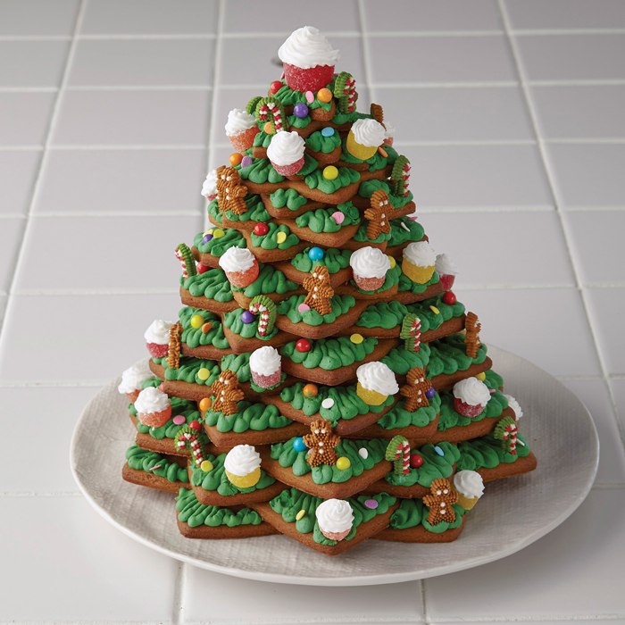 Новогодняя идея: ёлочка из имбирных пряников