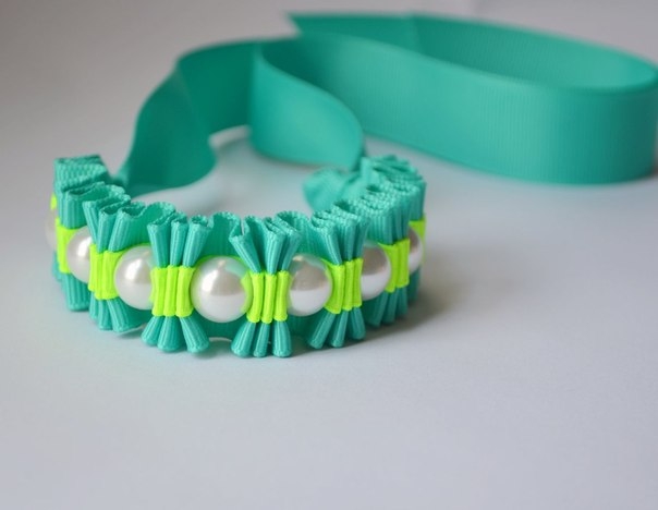 Украшения из ленты