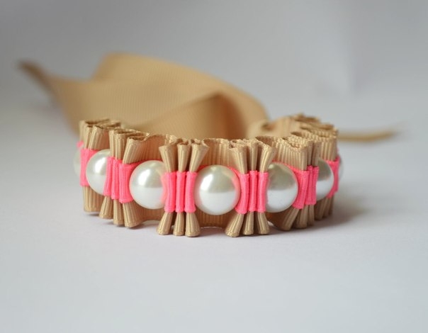 Украшения из ленты