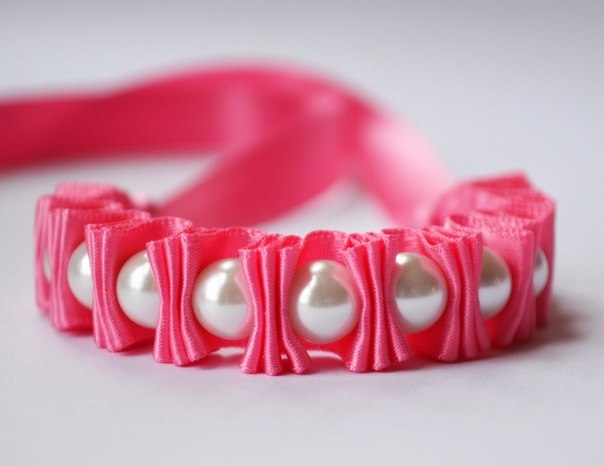 Украшения из ленты