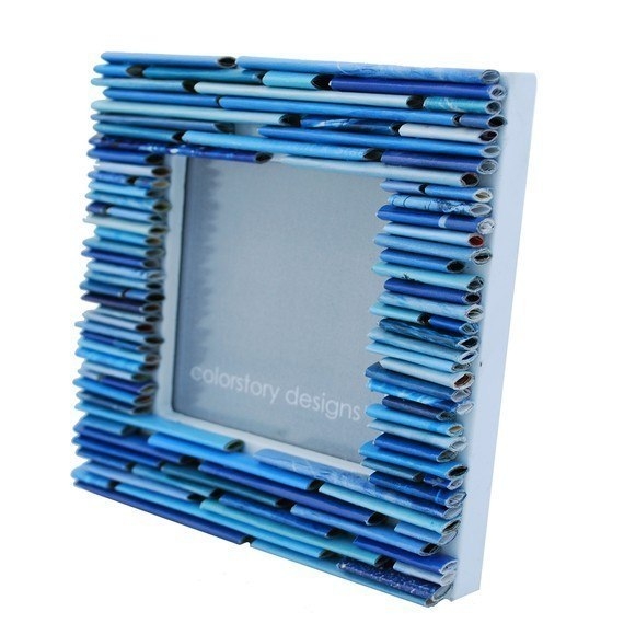 Декор из журнальных трубочек