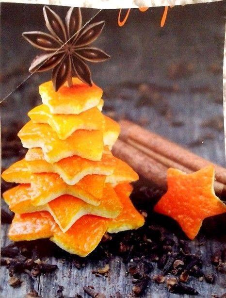 Новогодний декор из сушеных апельсинов