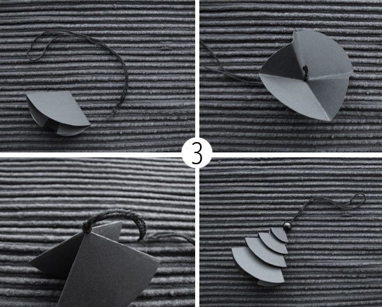 Как сделать необычную елочку из бумаги