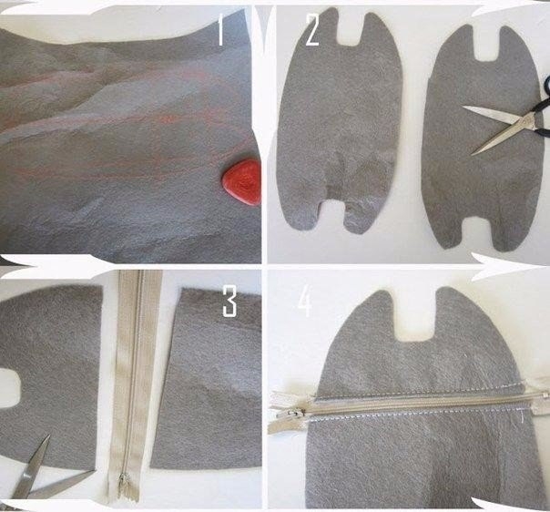 Пенал-кот своими руками