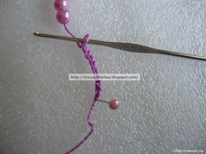 Классные бусы крючком