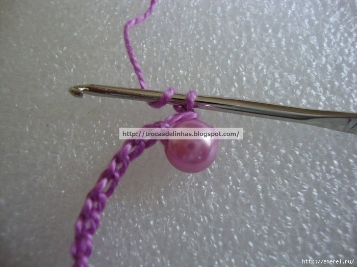 Классные бусы крючком