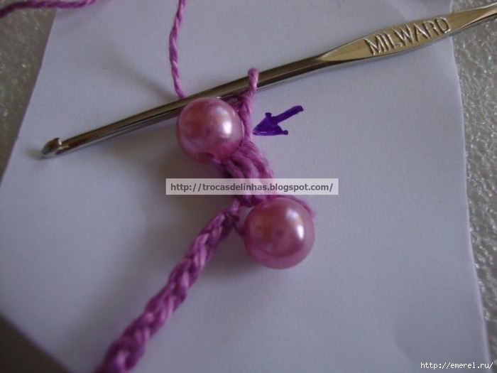 Классные бусы крючком