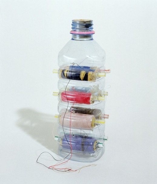 Органайзеры из пластиковых бутылок для рукодельниц