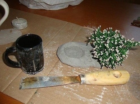 Мастер-класс по зимней елочке из бисера.