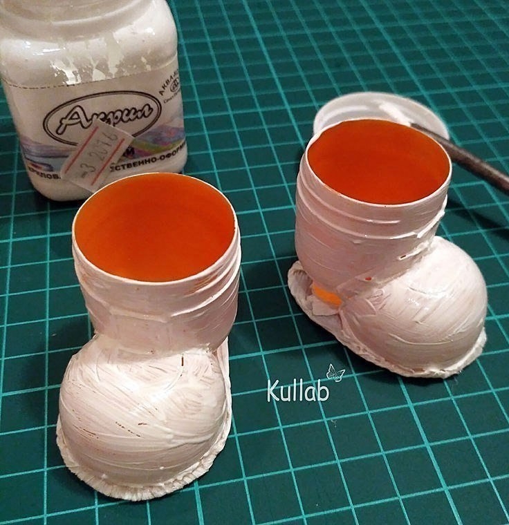 Мастерим сапожки для ёлки