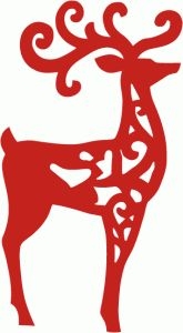 Трафареты с оленями