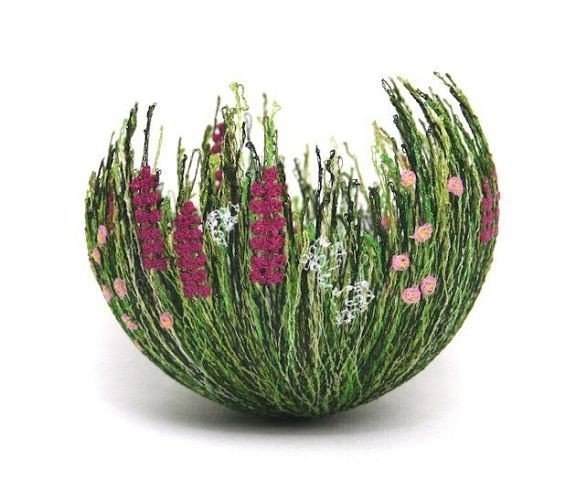 Чаши из ниток для декора — очень красиво