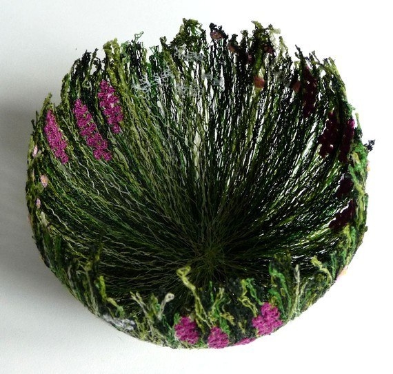 Чаши из ниток для декора — очень красиво