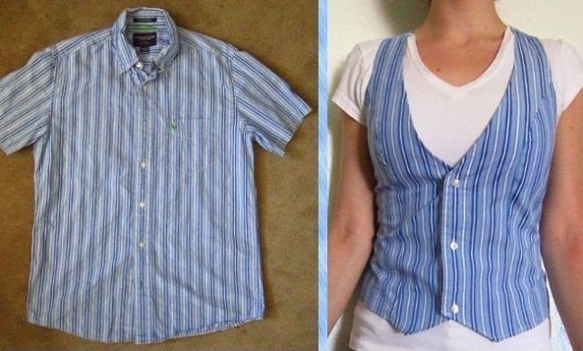 Переделки из рубашки
