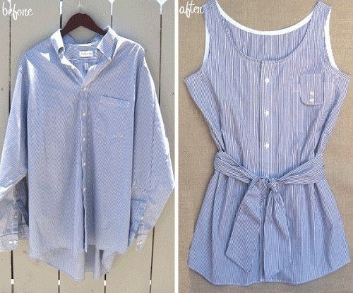 Переделки из рубашки