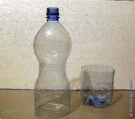 Кукла из бутылки и капронового носка