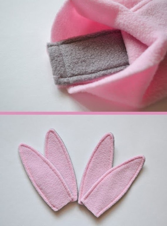 Шьем из флиса домашние сапожки-зайчиков Шьем из флиса домашние сапожки-зайчиков