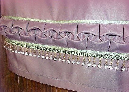 Декоративные буфы «Двойная волна»