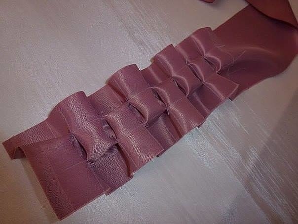 Декоративные буфы «Двойная волна»