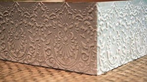 Создание объемных орнаментов/узоров с помощью шпатлевки