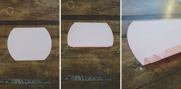 Гирлянда из сердец гармошкой: мастер-класс.