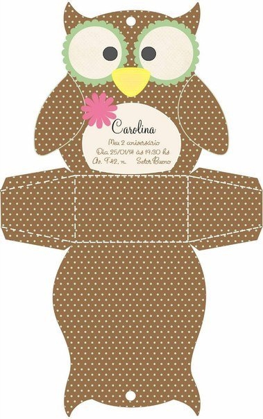 Коробочки с совушками