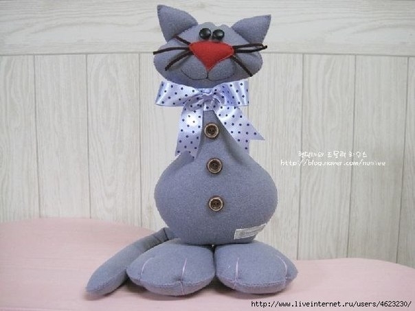 МК Шьем мартовского кота из фетра или флиса