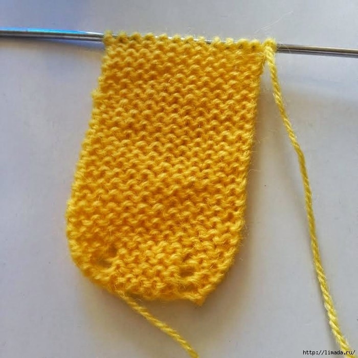 Детские пинетки вяжем спицами, на возраст 3-5 месяцев