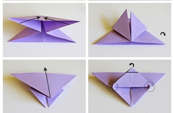 Бабочки в технике оригами