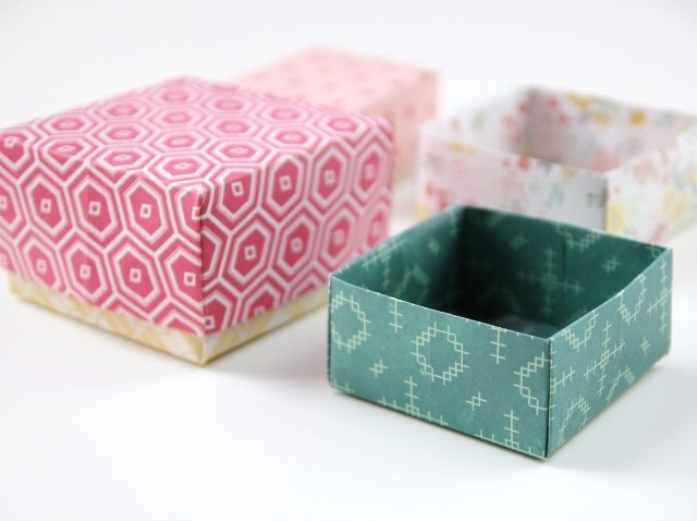 Коробочки в технике оригами