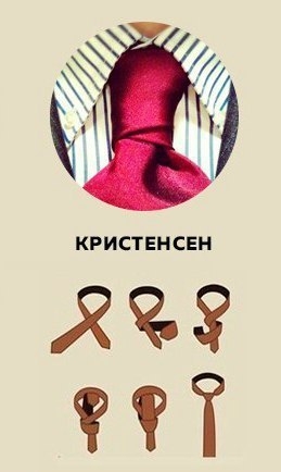 6 популярных узлов на галстуке