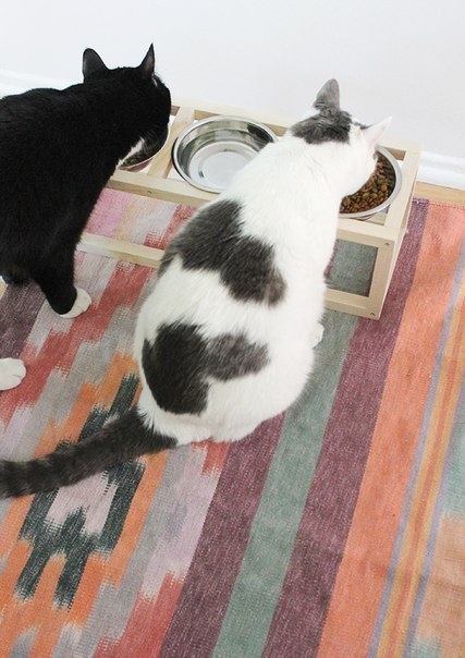 Подставка для мисок домашних животных своими руками