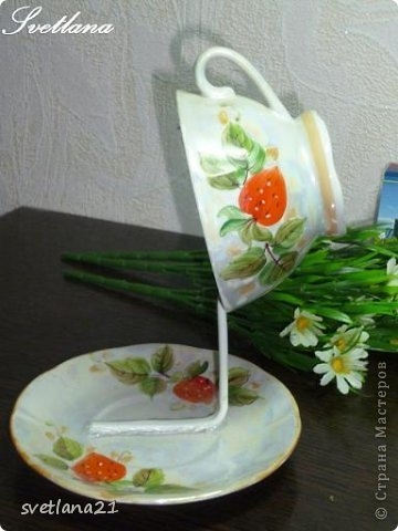 Цветочная чашка - мастер-класс