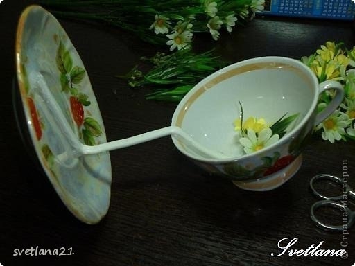 Цветочная чашка - мастер-класс