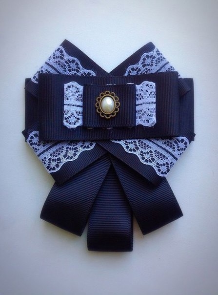 Шикарные броши из лент