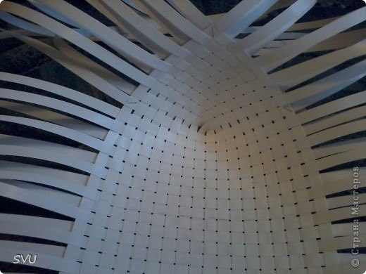 Плетение корзинки из упаковочной (полипропиленовой, стреппинг) ленты