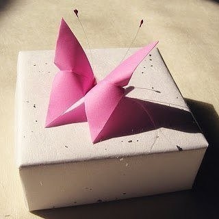 Оригами-бабочка из бумаги