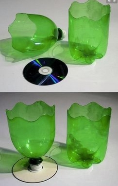 Вазоны из подручных материалов