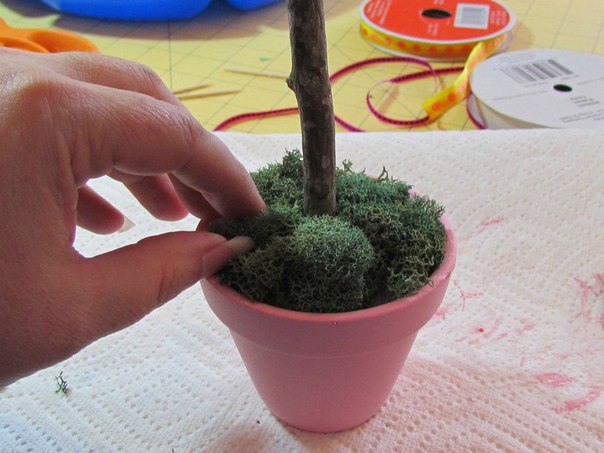 Топиарий из квиллинг-цветов. Топиарий из квиллинг-цветов.