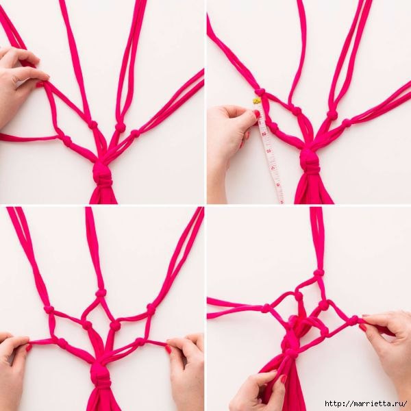 Плетёное кашпо для цветочного горшка