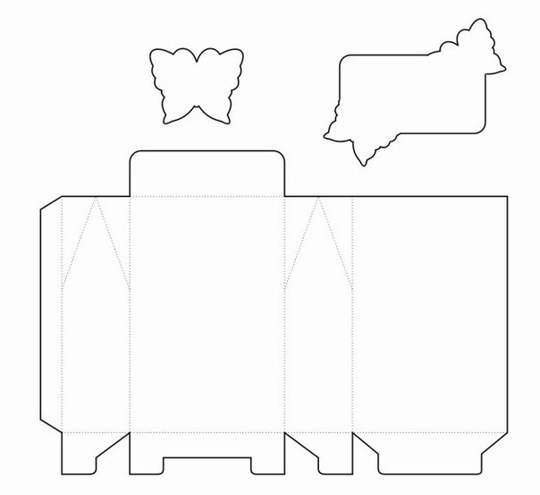 Подарочные коробочки. шаблоны.