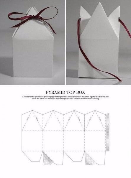 Шаблоны коробочек для подарков